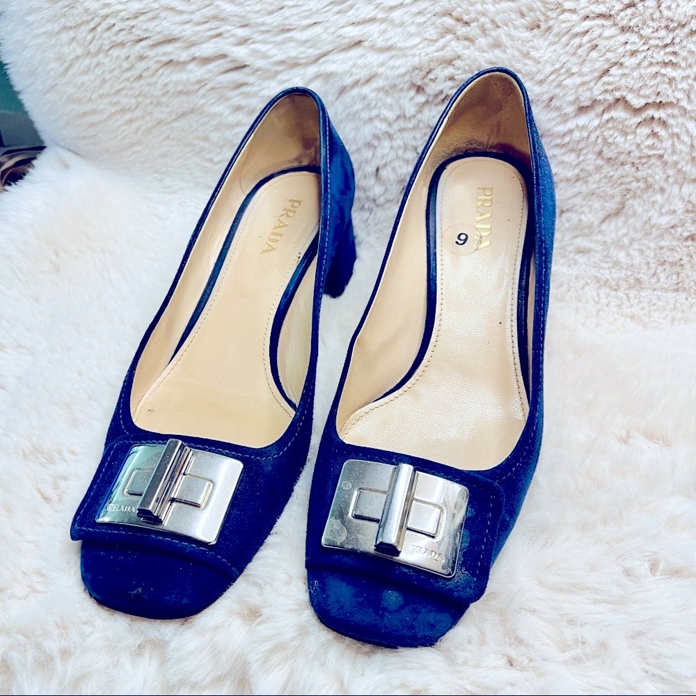 Prada Suade Heels - image 8